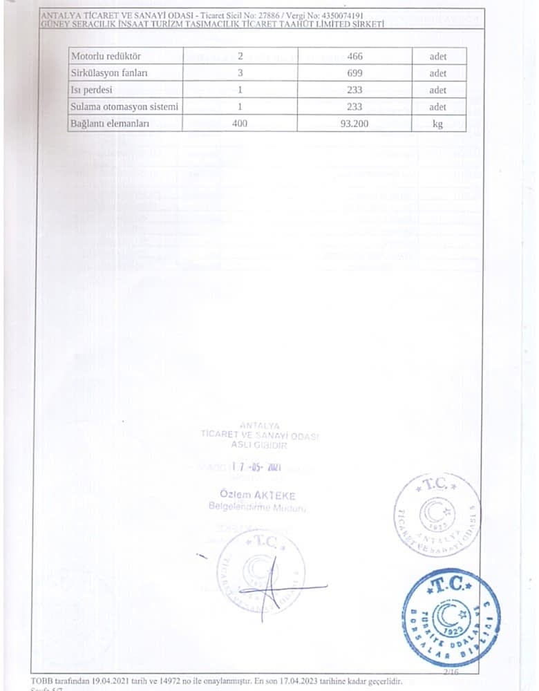 Modern Sera Sistemleri: Anahtar Teslim Sera Sistemleri